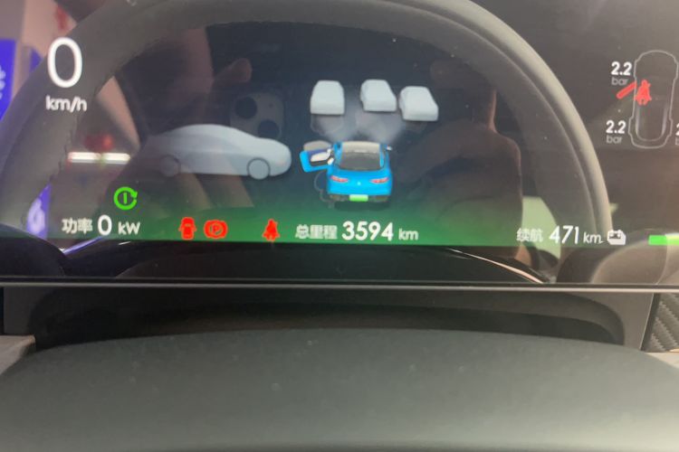 Used NETA GT 2023 560 Odometer Close Up