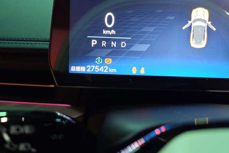 Used NETA GT 2023 580 AWD Odometer Close Up