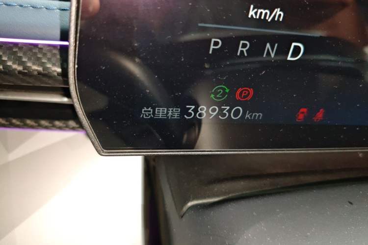 Used NETA GT 2023 580 AWD Odometer Close Up