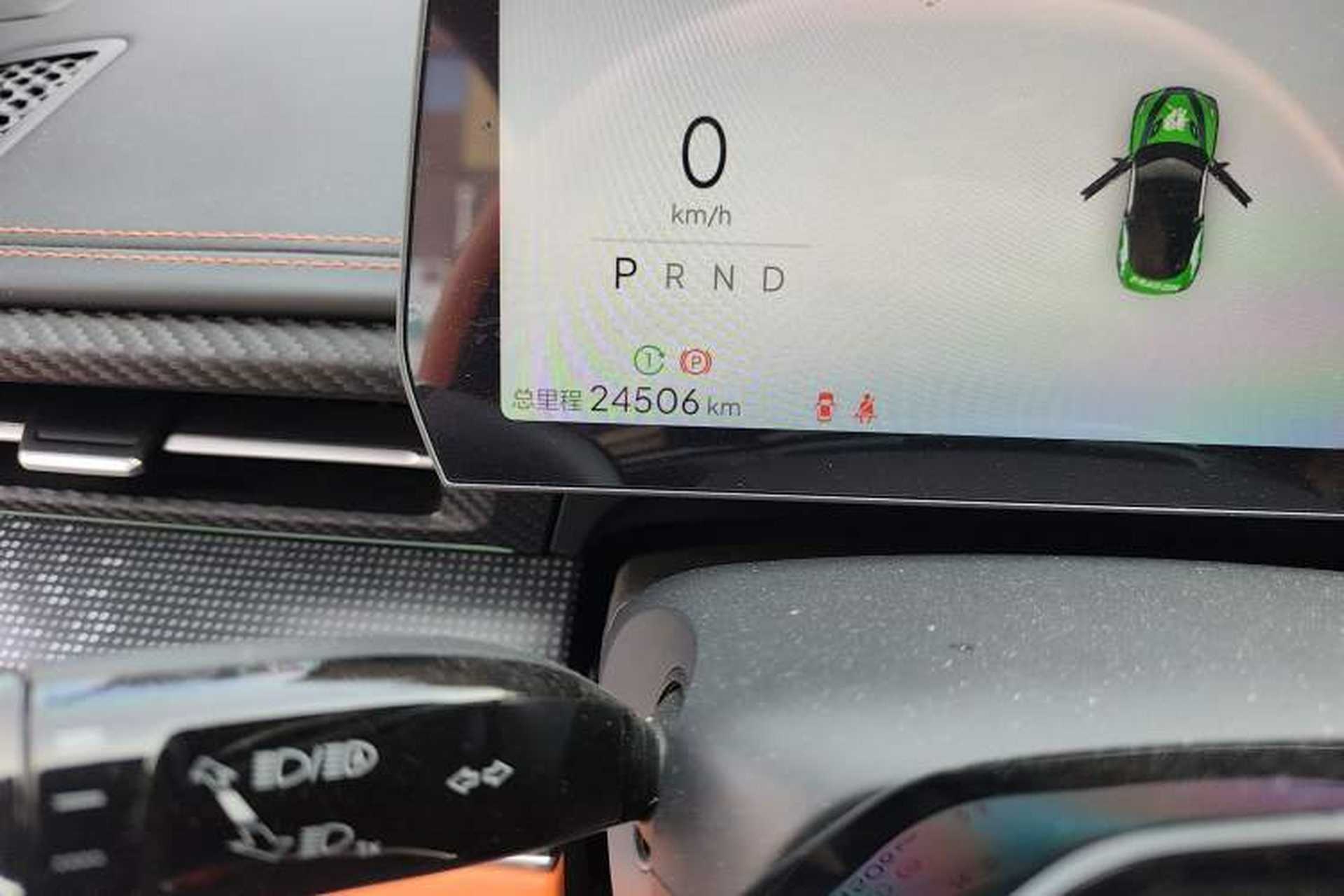 Used NETA GT 2023 560 Odometer Close Up