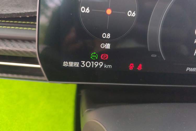 Used NETA GT 2023 580 AWD Odometer Close Up