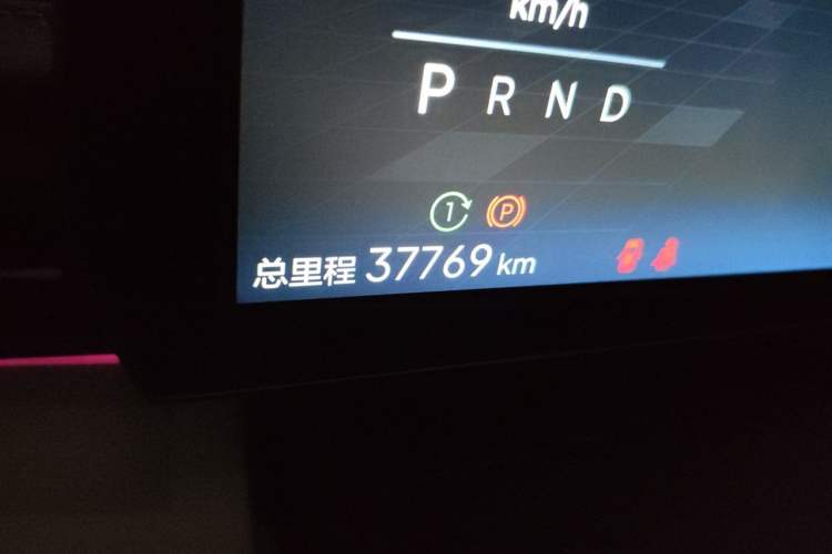 Used NETA GT 2023 580 AWD Odometer Close Up