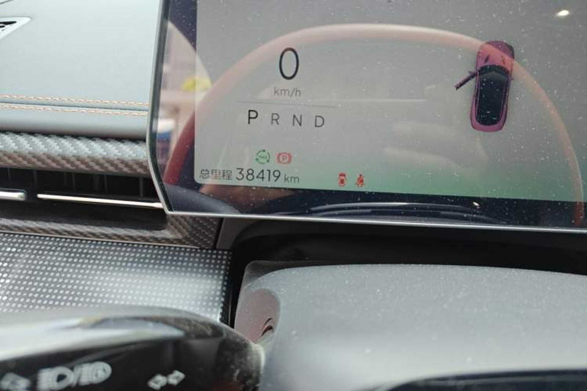 Used NETA GT 2023 560 Odometer Close Up