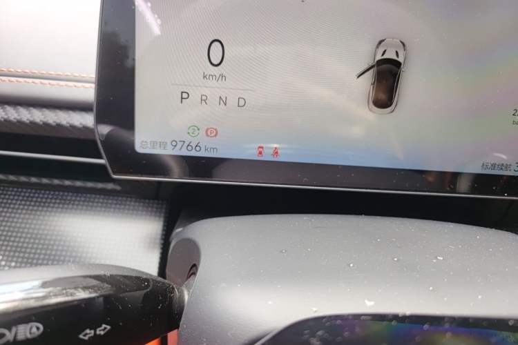 Used NETA GT 2023 580 AWD Odometer Close Up