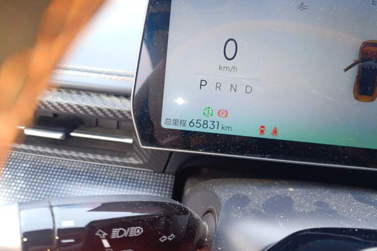 Used NETA GT 2023 660 Odometer Close Up