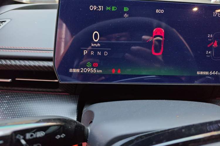 Used NETA GT 2023 660 Odometer Close Up