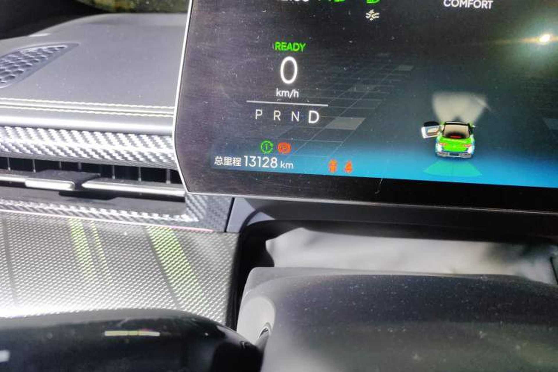 Used NETA GT 2023 560 Odometer Close Up