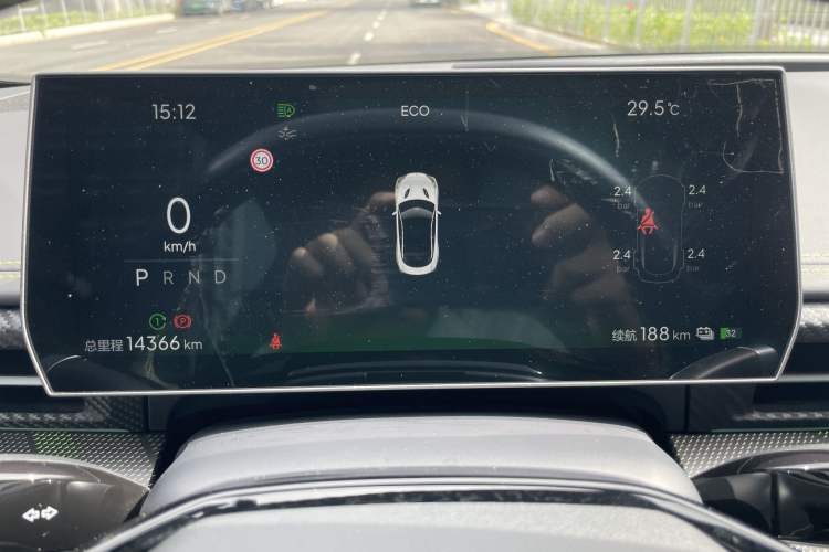 Used NETA GT 2023 560 Odometer Close Up
