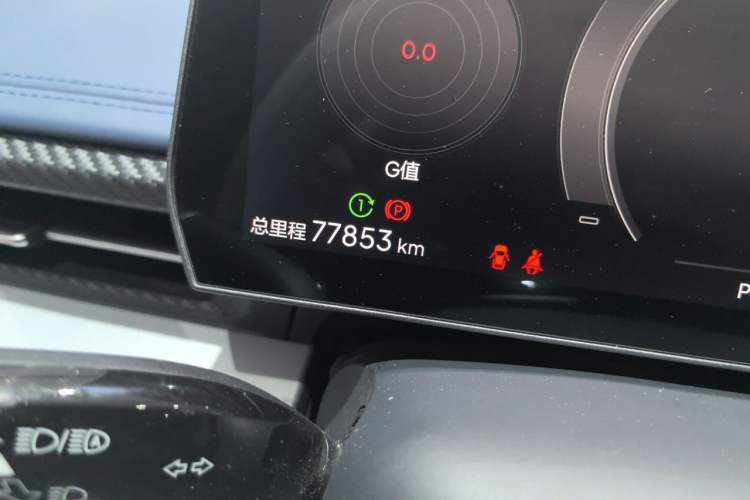 Used NETA GT 2023 580 AWD Odometer Close Up