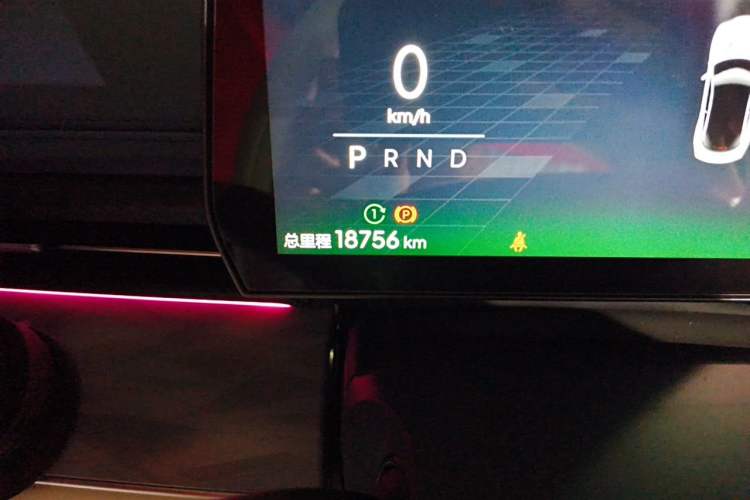 Used NETA GT 2023 580 AWD Odometer Close Up