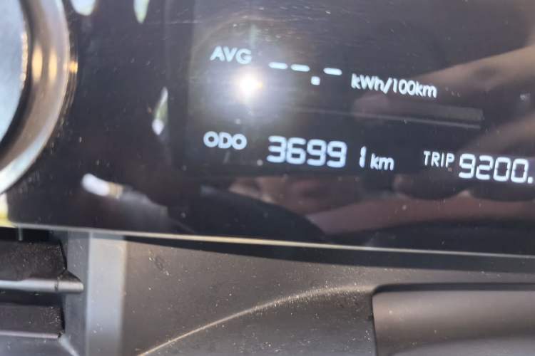 Used NETA L 2024 Extended-Range 310 Flash-Charge Red Edition Odometer Close Up