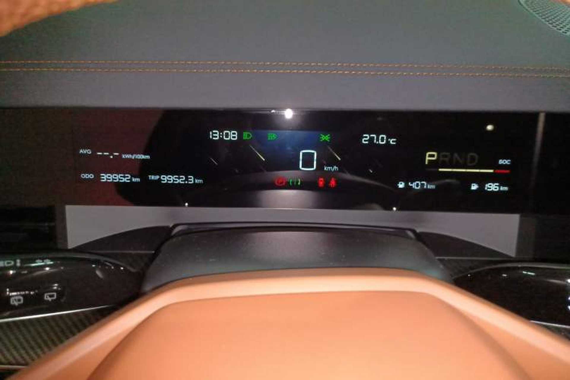 Used NETA L 2024 Extended-Range 310 Flash-Charge Red Edition Odometer Close Up