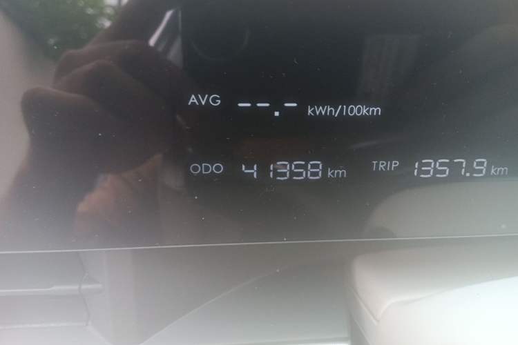 Used NETA L 2024 Extended-Range 310 Flash-Charge Red Edition Odometer Close Up