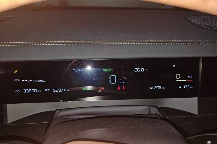Used NETA L 2024 Extended-Range 310 Flash-Charge Red Edition Instrument Cluster