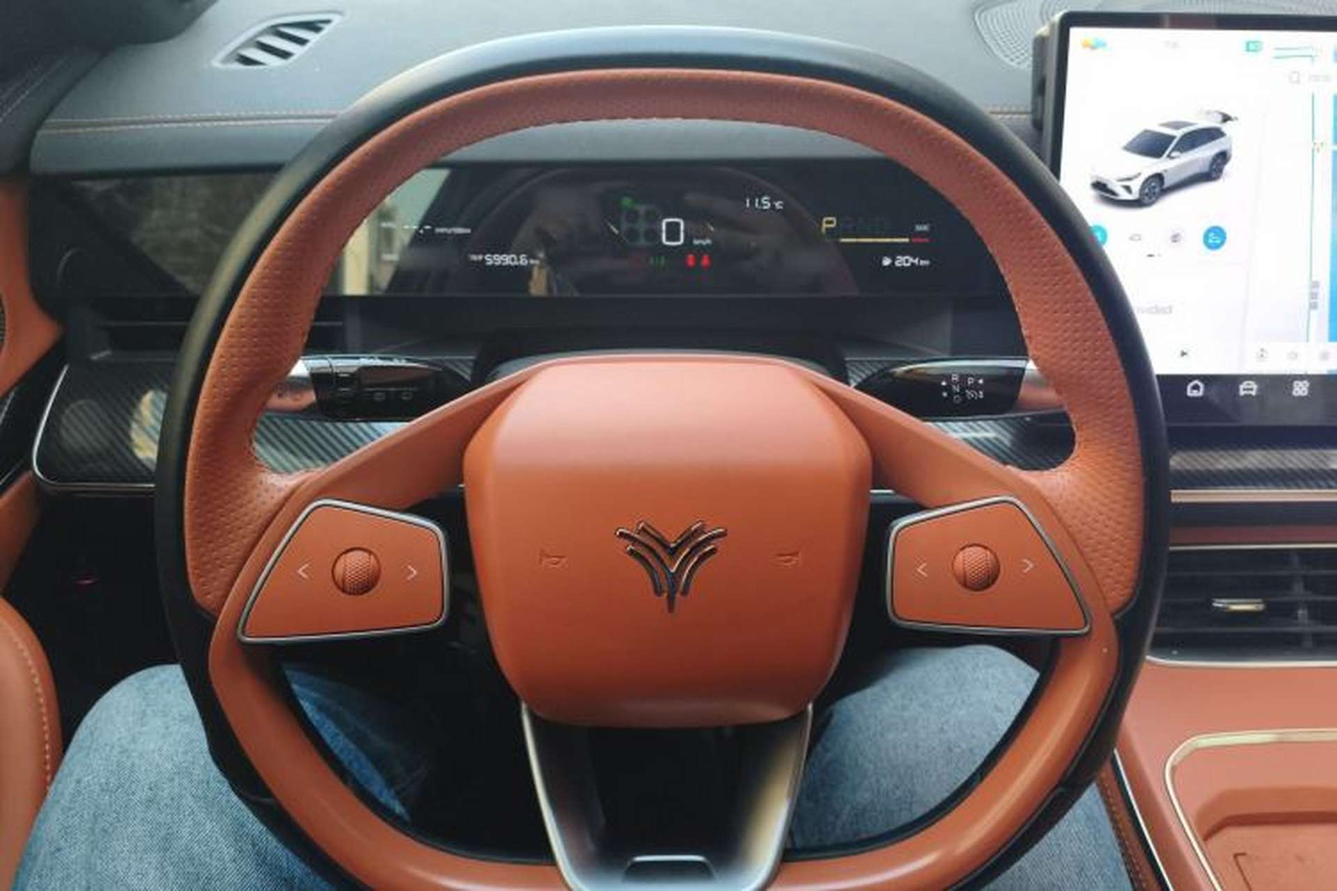 Used NETA L 2024 Extended-Range 310 Flash-Charge Red Edition Steering Wheel