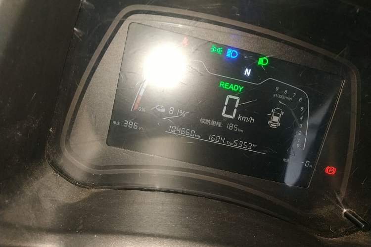 Used NETA N01 2019 380V Odometer Close Up