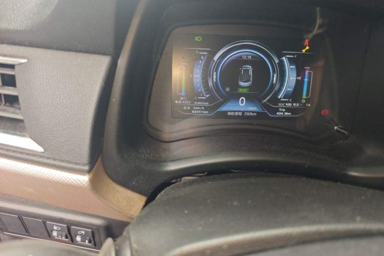 Used NETA N01 2019 380e Odometer Close Up