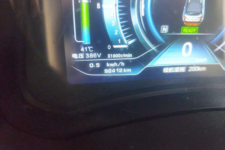 Used NETA N01 2019 380e Odometer Close Up