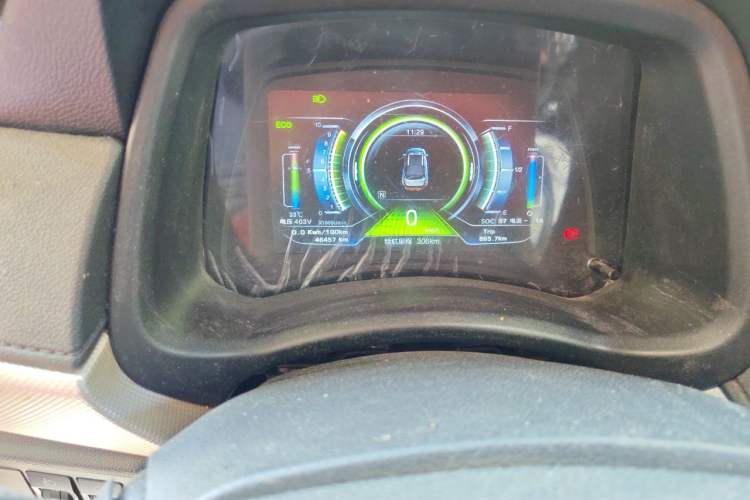 Used NETA N01 2019 380i Odometer Close Up