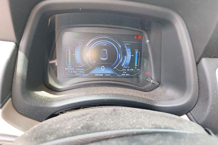 Used NETA N01 2019 380i Odometer Close Up