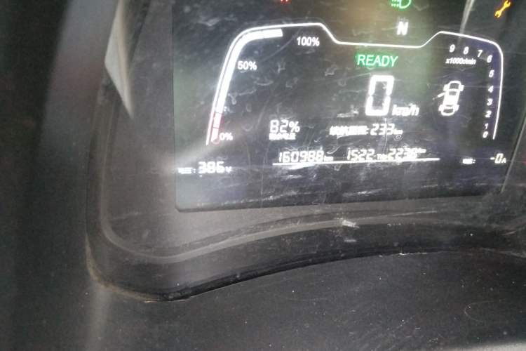 Used NETA N01 2019 380e Odometer Close Up