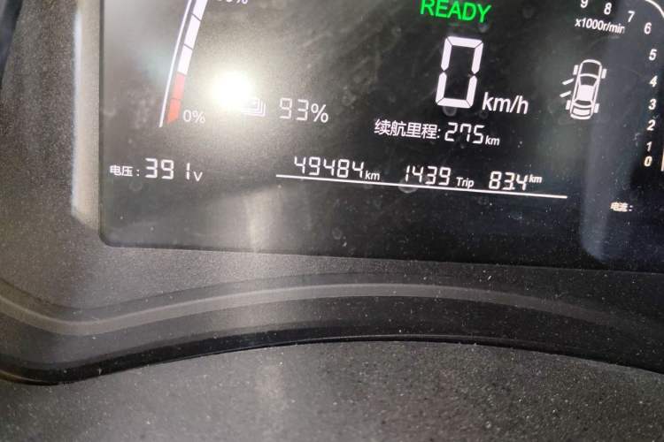Used NETA N01 2019 380V Odometer Close Up