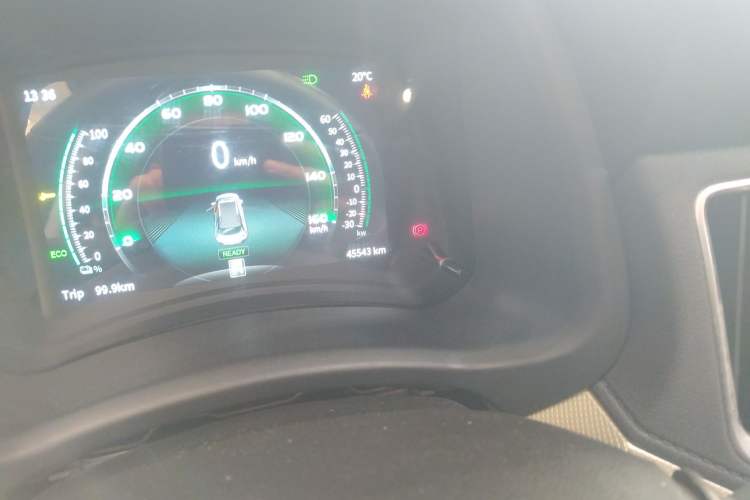 Used NETA N01 2020 430i Odometer Close Up