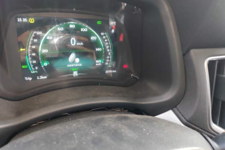 Used NETA N01 2020 380e Odometer Close Up