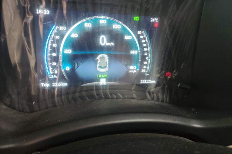 Used NETA N01 2020 430s Odometer Close Up