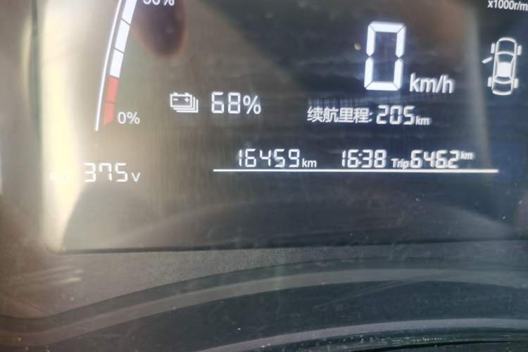 Used NETA N01 2020 380e Odometer Close Up