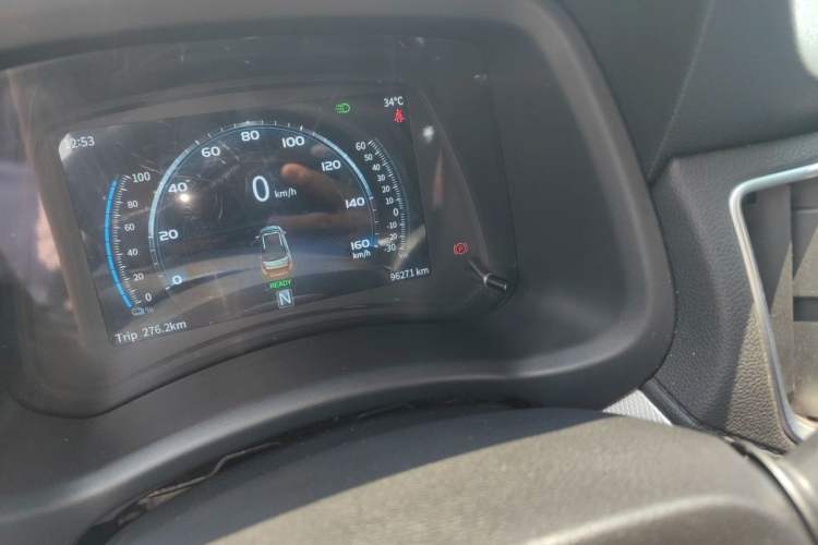 Used NETA N01 2020 430e Odometer Close Up