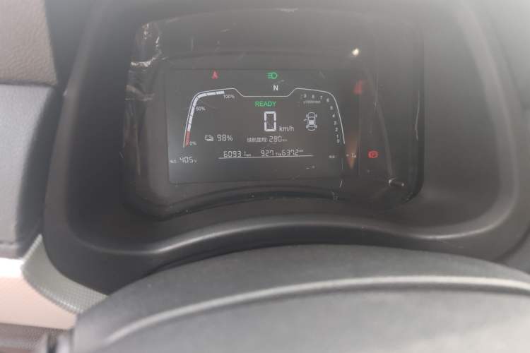 Used NETA N01 2020 380e Odometer Close Up