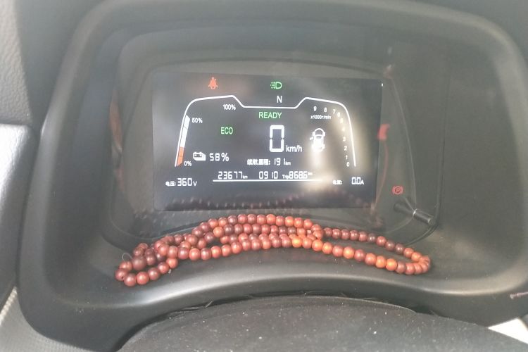 Used NETA N01 2020 Revised Version 430V Odometer Close Up