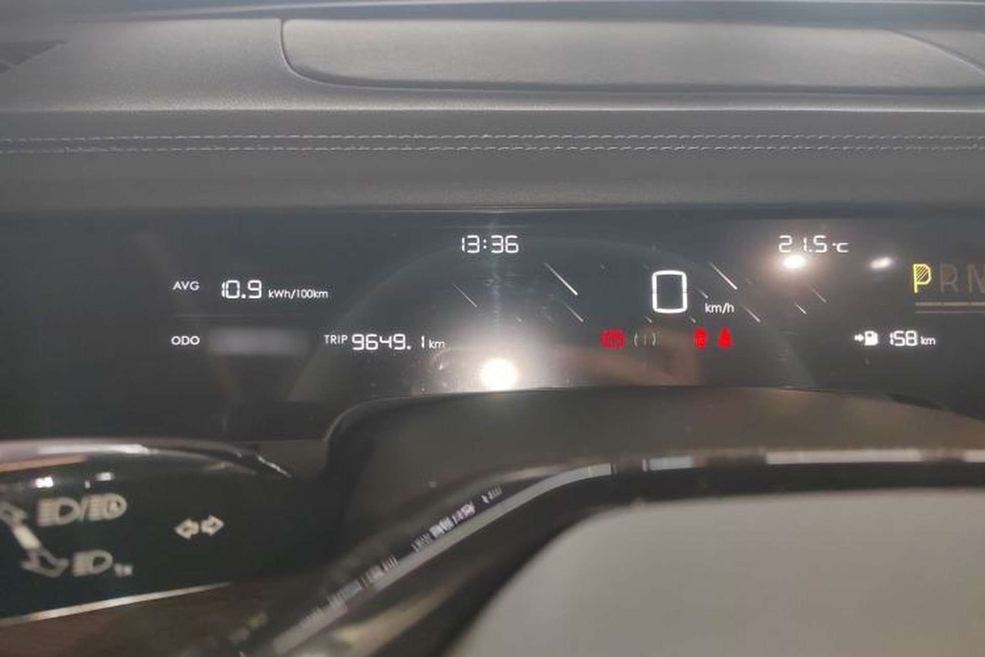 Used NETA S 2022 Extended-Range Version 1160 km Range Rear-Wheel Drive Mid-Grade Instrument Cluster