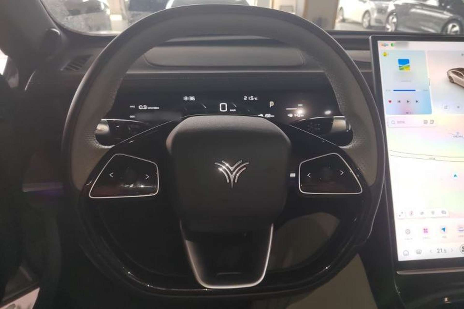Used NETA S 2022 Extended-Range Version 1160 km Range Rear-Wheel Drive Mid-Grade Steering Wheel