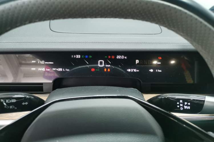 Used NETA S 2022 Extended-Range Version 1160 km Range Rear-Wheel Drive Mid-Grade Instrument Cluster