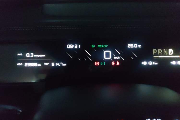 Used NETA S 2022 Extended-Range Version 1160 km Range Rear-Wheel-Drive Compact Edition Instrument Cluster