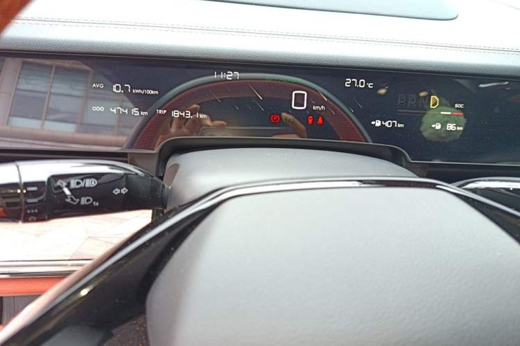 Used NETA S 2022 Extended-Range Version 1160 km Rear-Drive Big Edition Instrument Cluster
