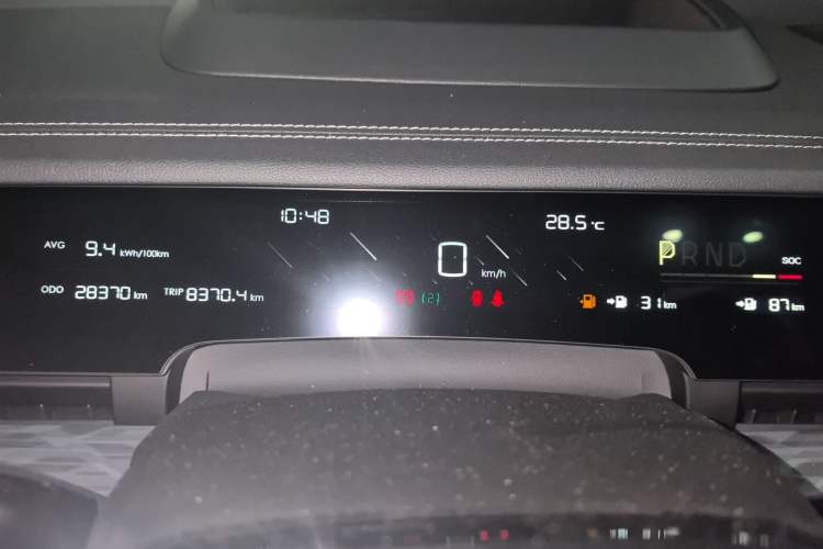 Used NETA S 2022 Extended-Range Version 1160 km Range Rear-Wheel Drive Mid-Grade Instrument Cluster