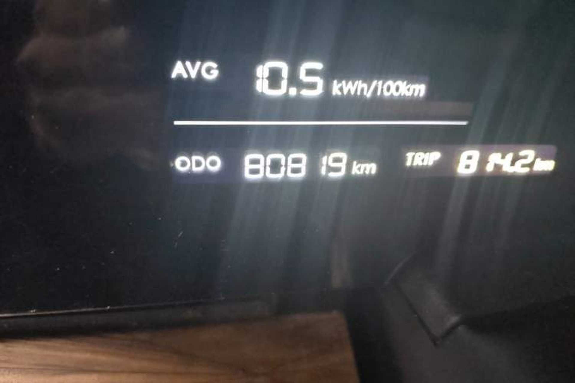 Used NETA S 2022 Extended-Range Version 1160 km Rear-Drive Big Edition Odometer Close Up
