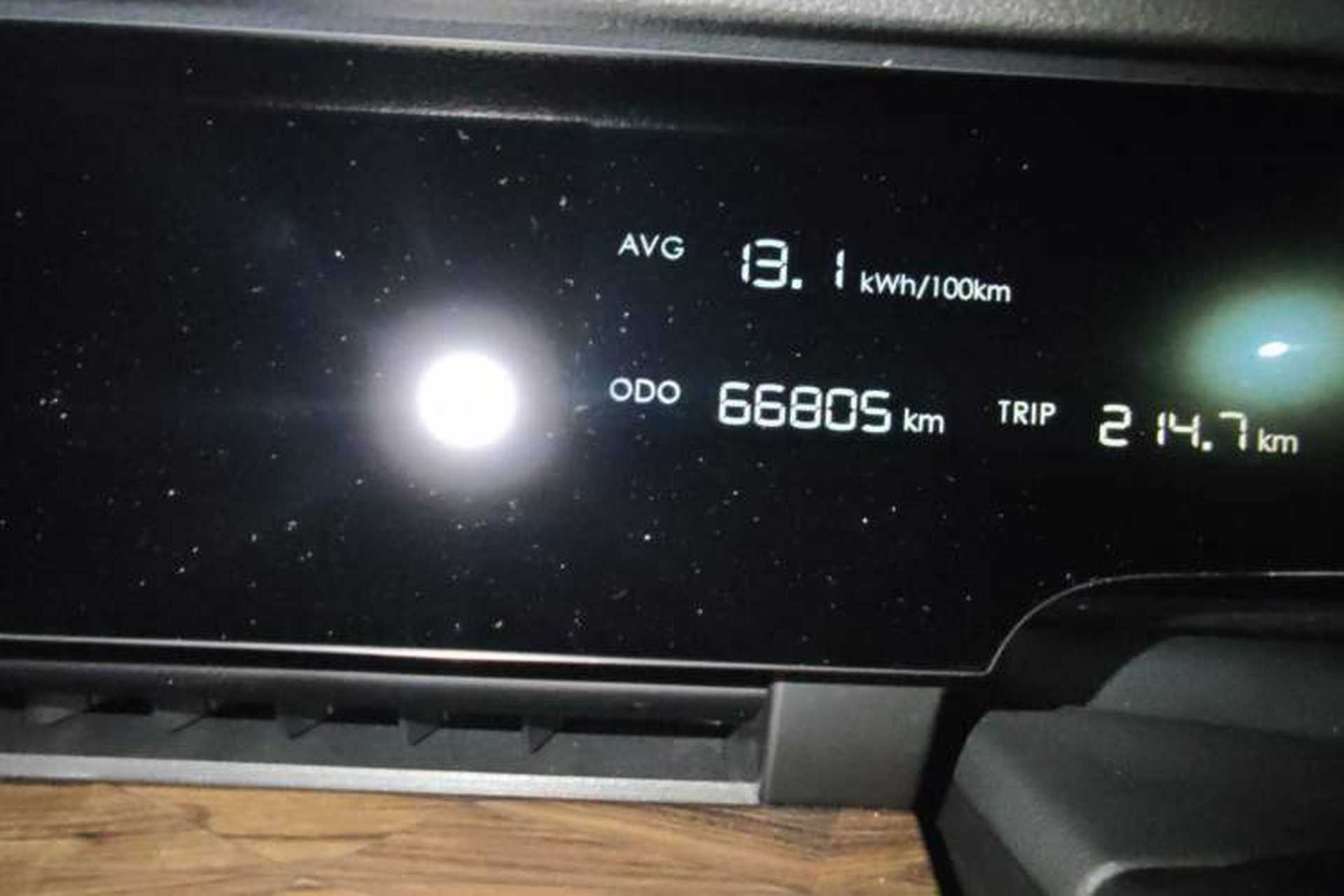 Used NETA S 2022 Extended-Range Version 1160 km Rear-Drive Big Edition Odometer Close Up