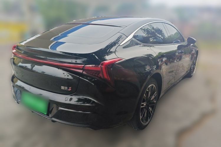 Used NETA S 2022 Extended-Range Version 1160 km Range Rear-Wheel-Drive Compact Edition Rear Right 45 Deg