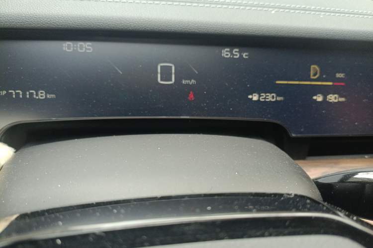 Used NETA S 2022 Extended-Range Version 1160 km Range Rear-Wheel Drive Mid-Grade Instrument Cluster