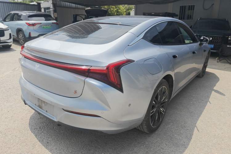 Used NETA S 2022 Extended-Range Version 1160 km Range Rear-Wheel-Drive Compact Edition Rear Right 45 Deg