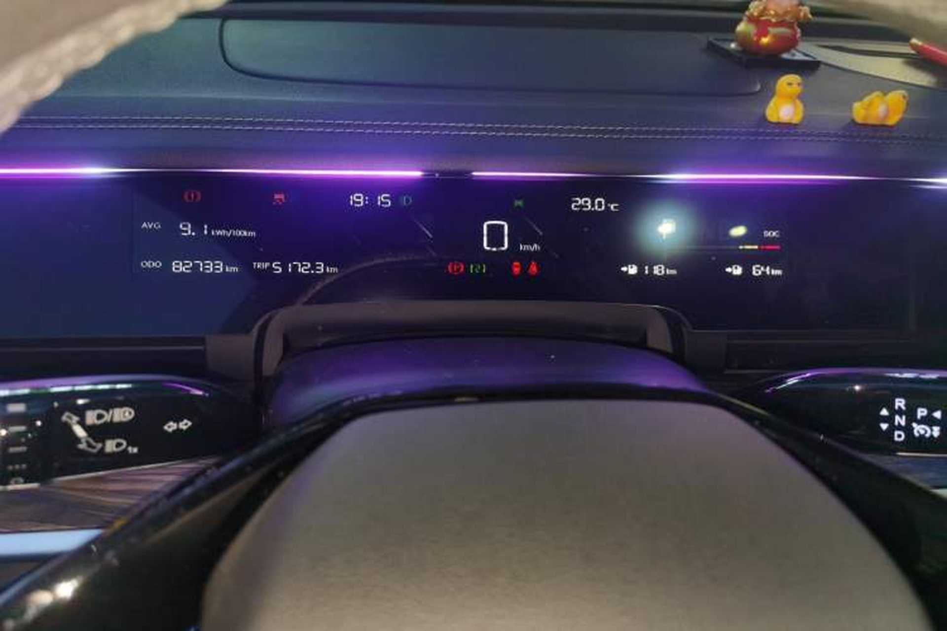 Used NETA S 2022 Extended-Range Version 1160 km Range Rear-Wheel-Drive Compact Edition Instrument Cluster