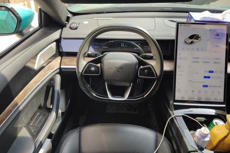 Used NETA S 2022 Extended-Range Version 1160 km Range Rear-Wheel Drive Mid-Grade Steering Wheel