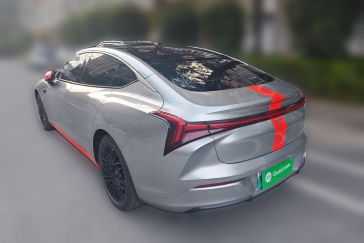 Used NETA S 2022 Pure Electric 715 km Range Rear-Wheel Drive Mid-Range Version Rear Left 45 Deg