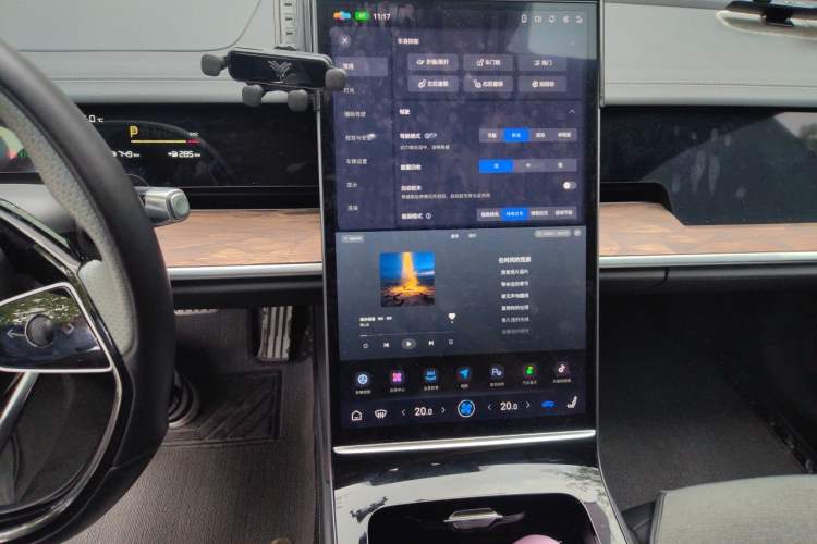 Used NETA S 2022 Extended-Range Version 1160 km Range Rear-Wheel-Drive Compact Edition Audio And AC Panel