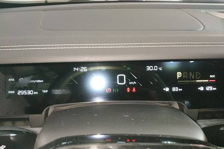 Used NETA S 2022 Extended-Range Version 1160 km Range Rear-Wheel Drive Mid-Grade Instrument Cluster