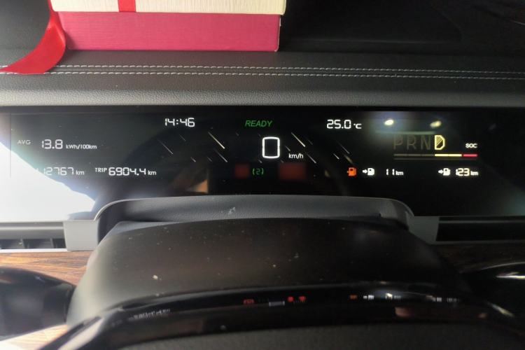 Used NETA S 2022 Extended-Range Version 1160 km Range Rear-Wheel-Drive Compact Edition Instrument Cluster